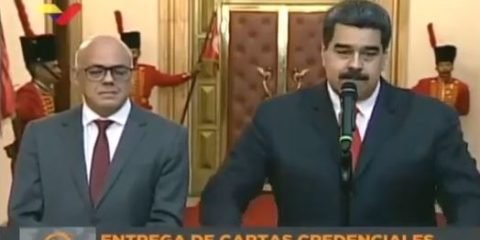 Maduro y Jorge Rodriguez