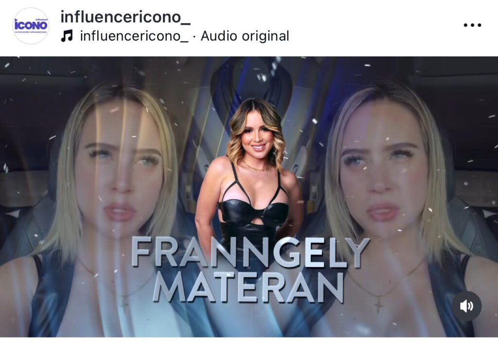 Franngely Materan nominada a los Premios Ícono 2025 como Mejor Creadora de Contenido en Facebook